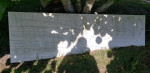 White marble table top