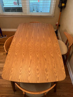 dining table with 4 chairs