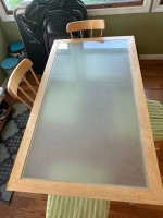 Dining table and chairs