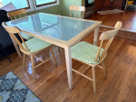 Dining table and chairs