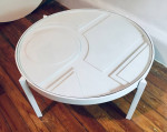 Louise Nevelson Style Coffee Table Post Modern Bauhaus Mid Century dwr