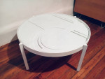 Louise Nevelson Style Coffee Table Post Modern Bauhaus Mid Century dwr