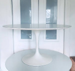 Eero Saarinen Tulip Dining Table 54" Knoll Mid Century Modern MCM DWR