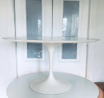 Eero Saarinen Tulip Dining Table 54" Knoll Mid Century Modern MCM DWR