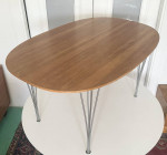 Piet Hein + Arne Jacobsen Fritz Hansen Elliptical Dining Table