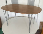 Piet Hein + Arne Jacobsen Fritz Hansen Elliptical Dining Table