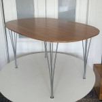 Piet Hein + Arne Jacobsen Fritz Hansen Elliptical Dining Table