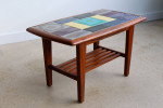 Small Mid-Century Modern Tile End Table
