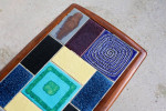 Small Mid-Century Modern Tile End Table