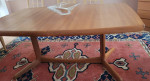 Teak Dining Table and Custom Table Pads