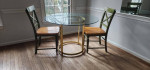 glass breakfast table