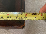 Dining table - Nice dark wood wood and tile - Sturdy - Was $1,200