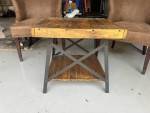 two chairs and side table