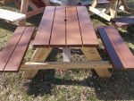 3-foot "Couples Picnic Table" - New Build  - FREE Local Delivery