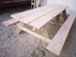 8 foot Picnic Table • FREE Local Delivery • New Build