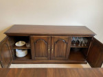 Solid Cherry Dining table, chairs & buffet