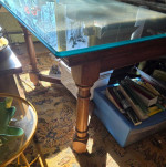 Very Large 1/2" Beveled Glass Table Top