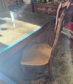 Very Large 1/2" Beveled Glass Table Top
