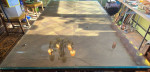 Very Large 1/2" Beveled Glass Table Top