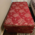 Twin size bed Kitchen table and bench