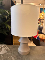 Pair CB2 Wood Table Lamp