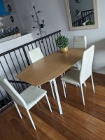 Dining table with chairs