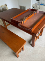 Dining room table and seats