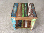 Accent table with shelf