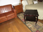end table with drawer black lacquer