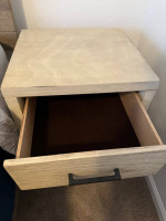 Bedside Table with Drawer and Nook
