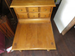 maple end table large two drawers plus hiding space