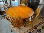 Oak Dining Table and Chairs