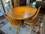 Oak Dining Table and Chairs