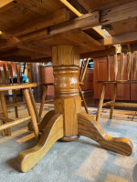 Oak Dining Table and Chairs