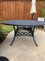 Hanamint Outdoor Patio Table 60” (Cost $1,300 New)