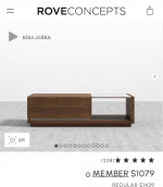 Coffee Table w/ Hidden Storage