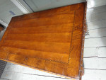 dark wood TV stand coffee table 51 x 29