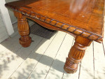 dark wood TV stand coffee table 51 x 29