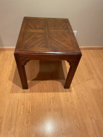 Solid wood end table/tv table