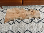 New Custom Live Edge Spalted maple Small accent or coffee table