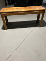 wood couch table