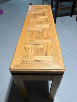 wood couch table