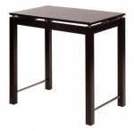 3-Piece Chrome Accent Pub Table Set