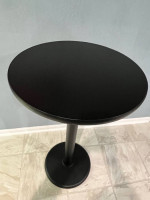 New 24” Black pub height table