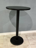 New 24” Black pub height table