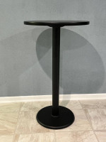 New 24” Black pub height table