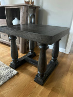 Trestle End Table