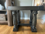 Trestle End Table