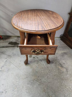 Cute oval side table