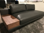 Armless Sofa w/ Side Table
